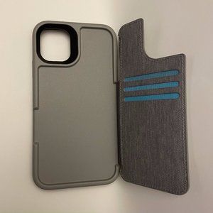 Gray Lifeproof Flip iPhone 11 Wallet Case